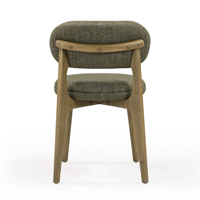 Carnation Performance Fabric Dining Chair - Forest Green
