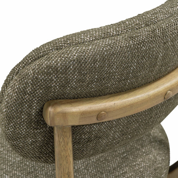 Carnation Performance Fabric Dining Chair - Forest Green