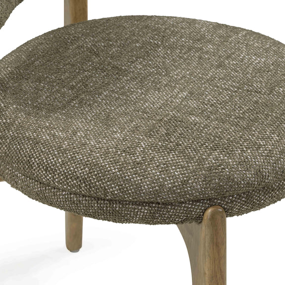 Carnation Performance Fabric Dining Chair - Forest Green