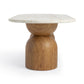 Cynthia Travertine Concrete Indoor / Outdoor 87 inch Long Dining Table