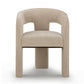 Malone Performance Chenille Dining Chair - Taupe