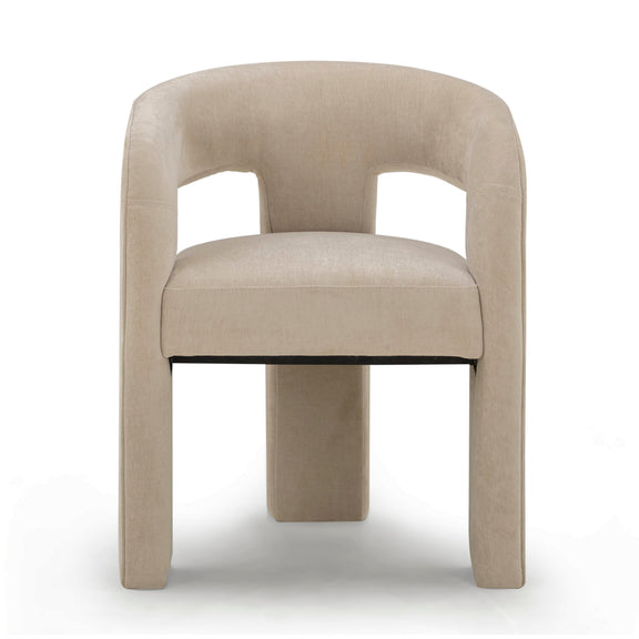 Malone Performance Chenille Dining Chair - Taupe