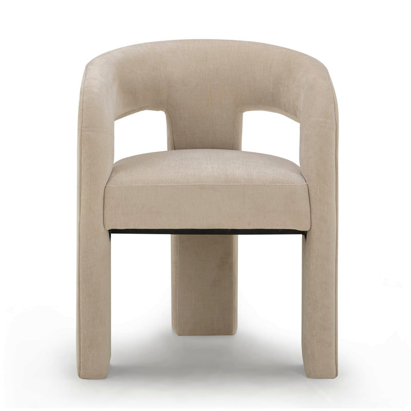 Malone Performance Chenille Dining Chair - Taupe