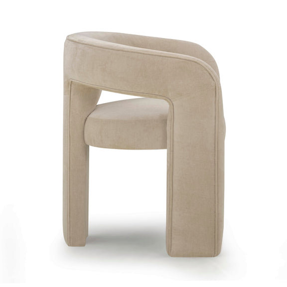 Malone Performance Chenille Dining Chair - Taupe