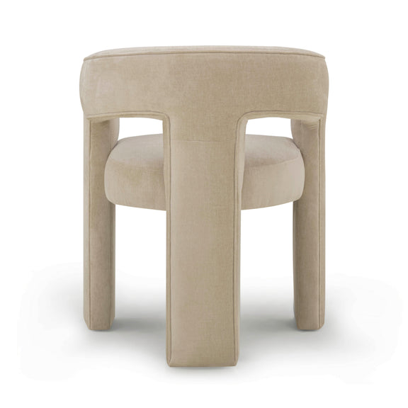 Malone Performance Chenille Dining Chair - Taupe