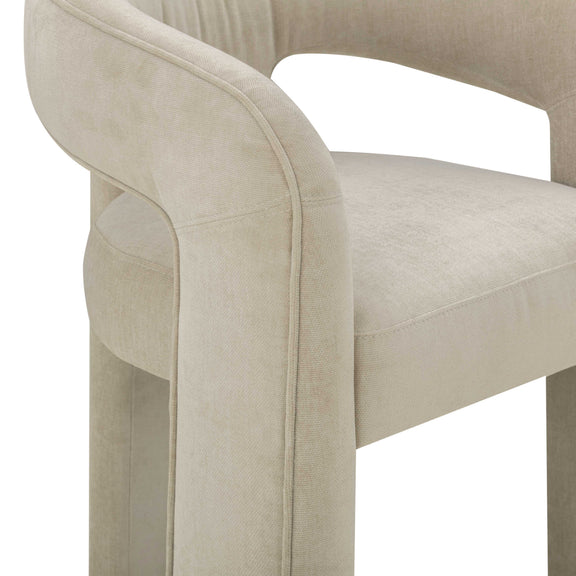Malone Performance Chenille Dining Chair - Taupe