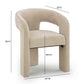 Malone Performance Chenille Dining Chair - Taupe