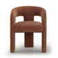 Malone Performance Chenille Dining Chair - Rust