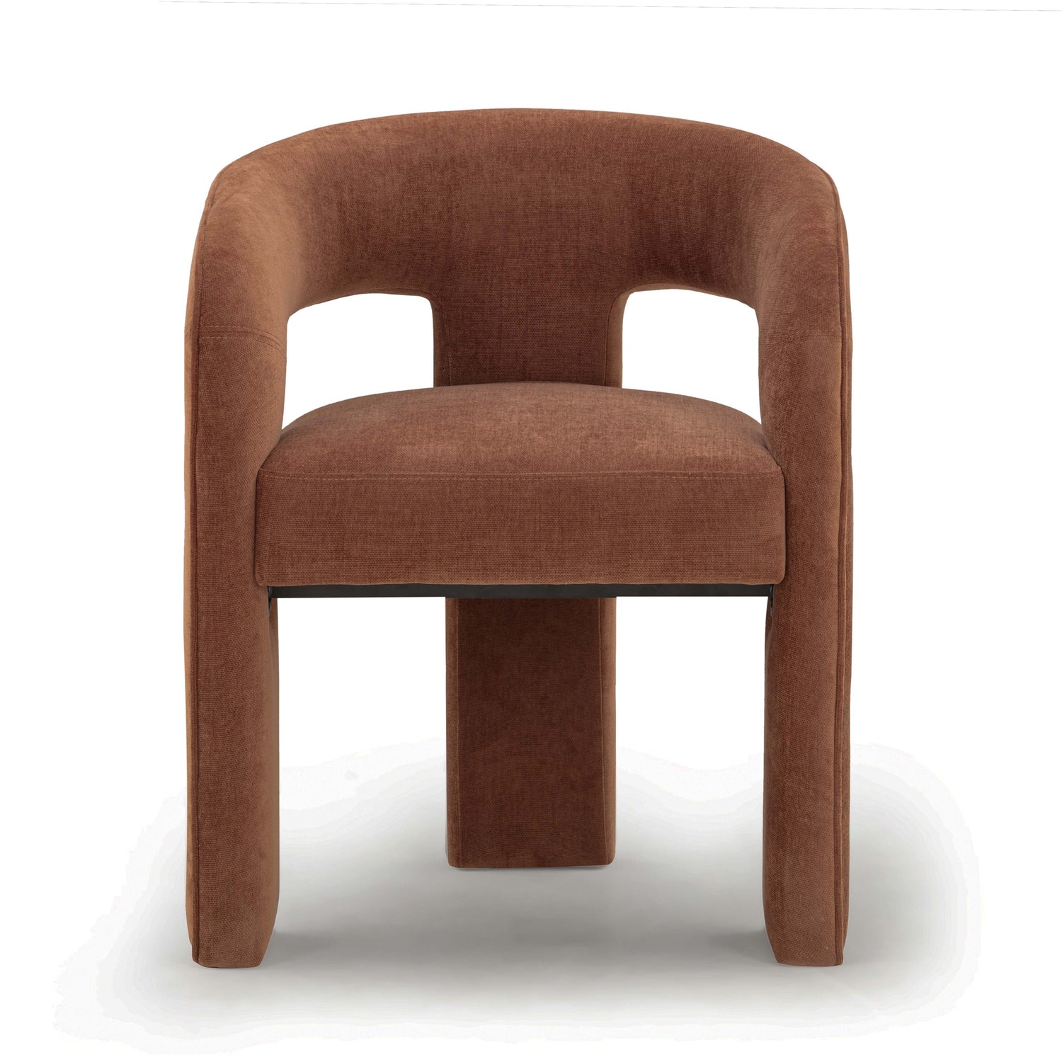 Malone Performance Chenille Dining Chair - Rust