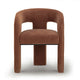 Malone Performance Chenille Dining Chair - Rust