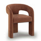 Malone Performance Chenille Dining Chair - Rust