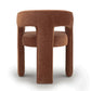 Malone Performance Chenille Dining Chair - Rust