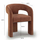 Malone Performance Chenille Dining Chair - Rust