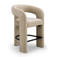 Malone Performance Chenille Stool - Taupe / Counter Height
