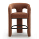 Malone Performance Chenille Stool - Rust / Counter Height