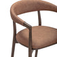 Vina Performance Vegan Leather Dining Chair - Brown