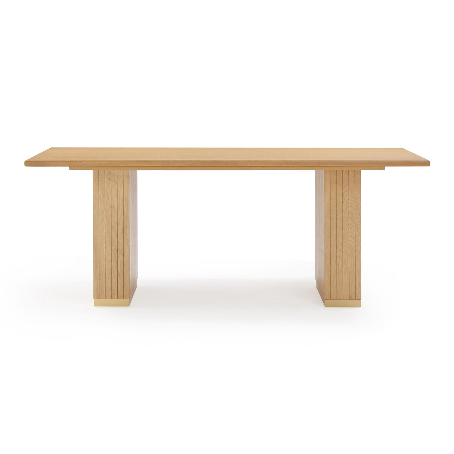 Chelsea Natural Oak Wood 79 inch Rectangular Dining Table