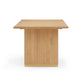 Chelsea Natural Oak Wood 79 inch Rectangular Dining Table