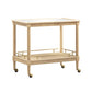 Slosh 37" Natural Ash Bar Cart