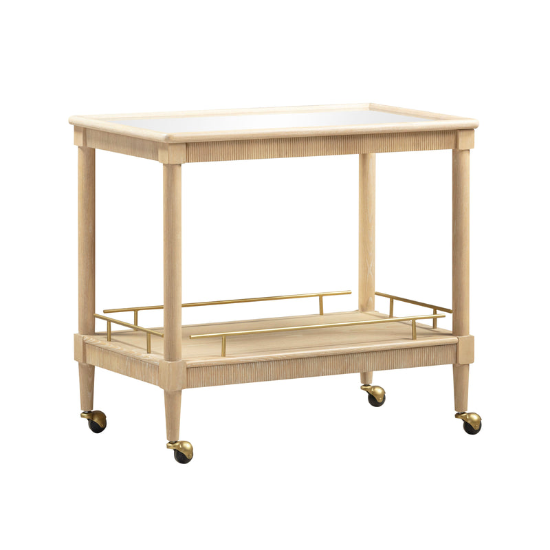 Slosh 37" Natural Ash Bar Cart