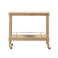 Slosh 37" Natural Ash Bar Cart