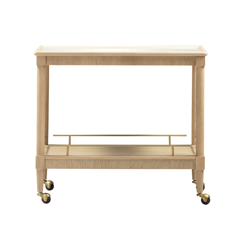 Slosh 37" Natural Ash Bar Cart