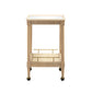 Slosh 37" Natural Ash Bar Cart