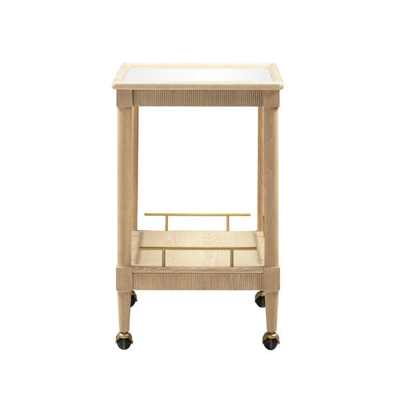 Slosh 37" Natural Ash Bar Cart