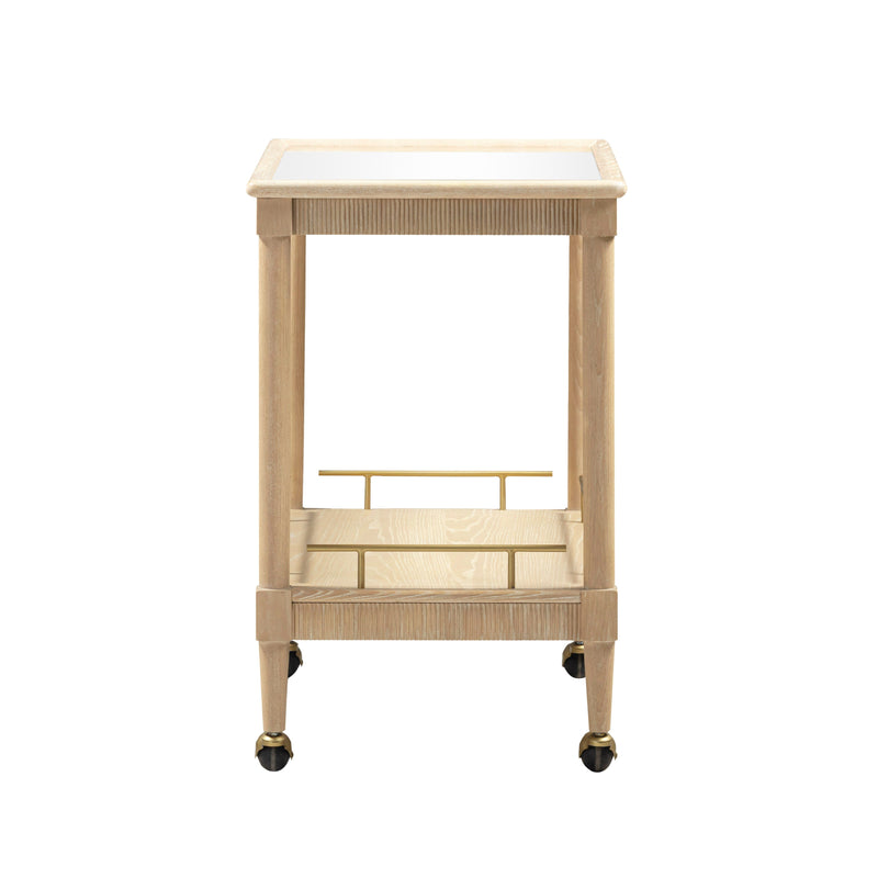 Slosh 37" Natural Ash Bar Cart