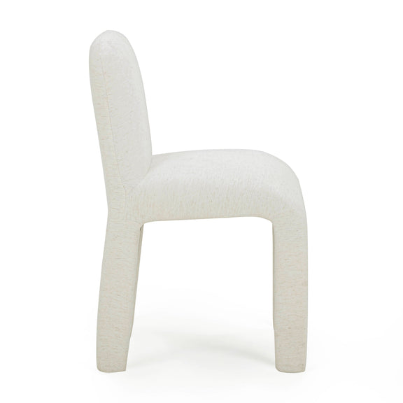 Georgia Performance Chenille Dining Chair - Cream