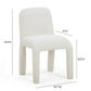 Georgia Performance Chenille Dining Chair - Cream