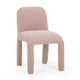 Georgia Performance Chenille Dining Chair - Light Pink