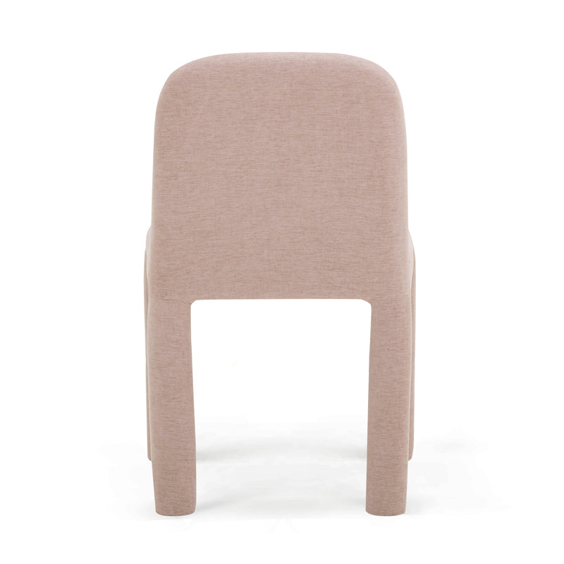 Georgia Performance Chenille Dining Chair - Light Pink