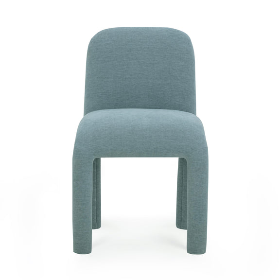 Georgia Performance Chenille Dining Chair - Light Blue