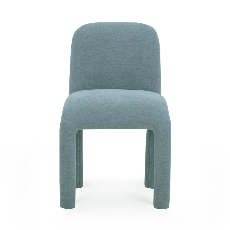Georgia Performance Chenille Dining Chair - Light Blue