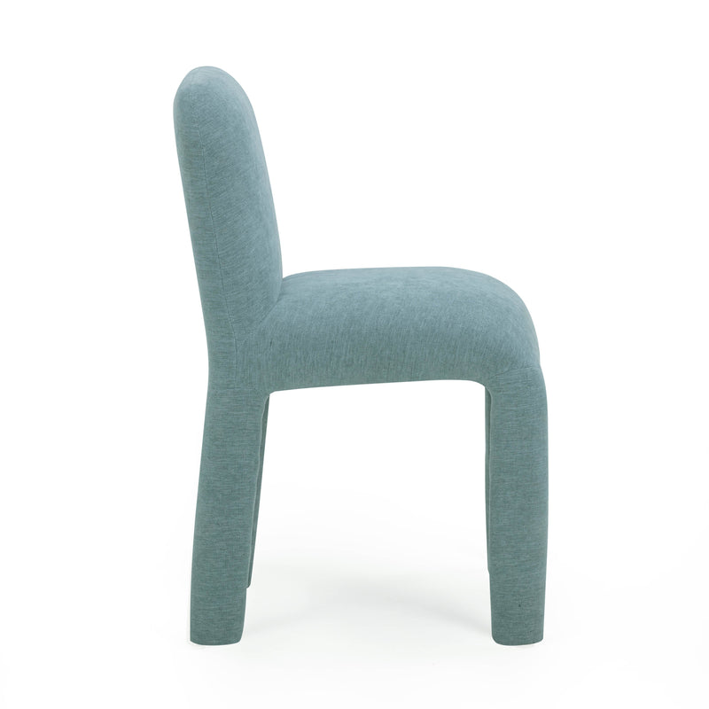 Georgia Performance Chenille Dining Chair - Light Blue