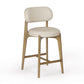 Carnation Cream Performance Vegan Leather Counter Stool