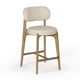 Carnation Cream Performance Vegan Leather Counter Stool
