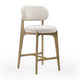 Carnation Performance Fabric Counter Stool - Cream