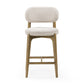 Carnation Performance Fabric Counter Stool - Cream