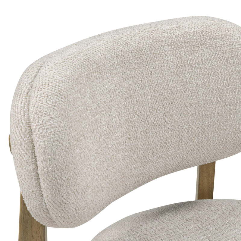 Carnation Performance Fabric Counter Stool - Cream