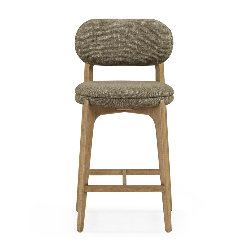 Carnation Performance Fabric Counter Stool - Forest Green