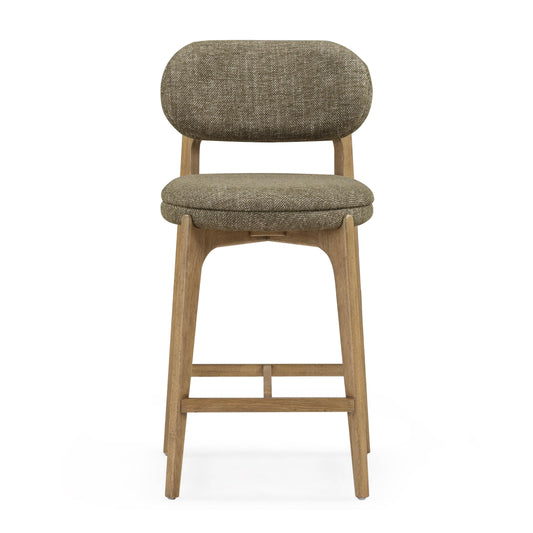 Carnation Performance Fabric Counter Stool - Forest Green