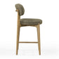 Carnation Performance Fabric Counter Stool - Forest Green