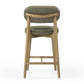 Carnation Performance Fabric Counter Stool - Forest Green