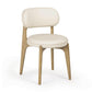 Carnation Cream Performance Vegan Leather Dining Chair