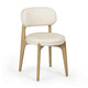 Carnation Cream Performance Vegan Leather Dining Chair