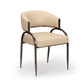 Tatum Performance Vegan Leather Dining Chair - Taupe