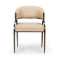 Tatum Performance Vegan Leather Dining Chair - Taupe