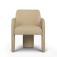 Leo Performance Vegan Leather Dining Chair - Taupe